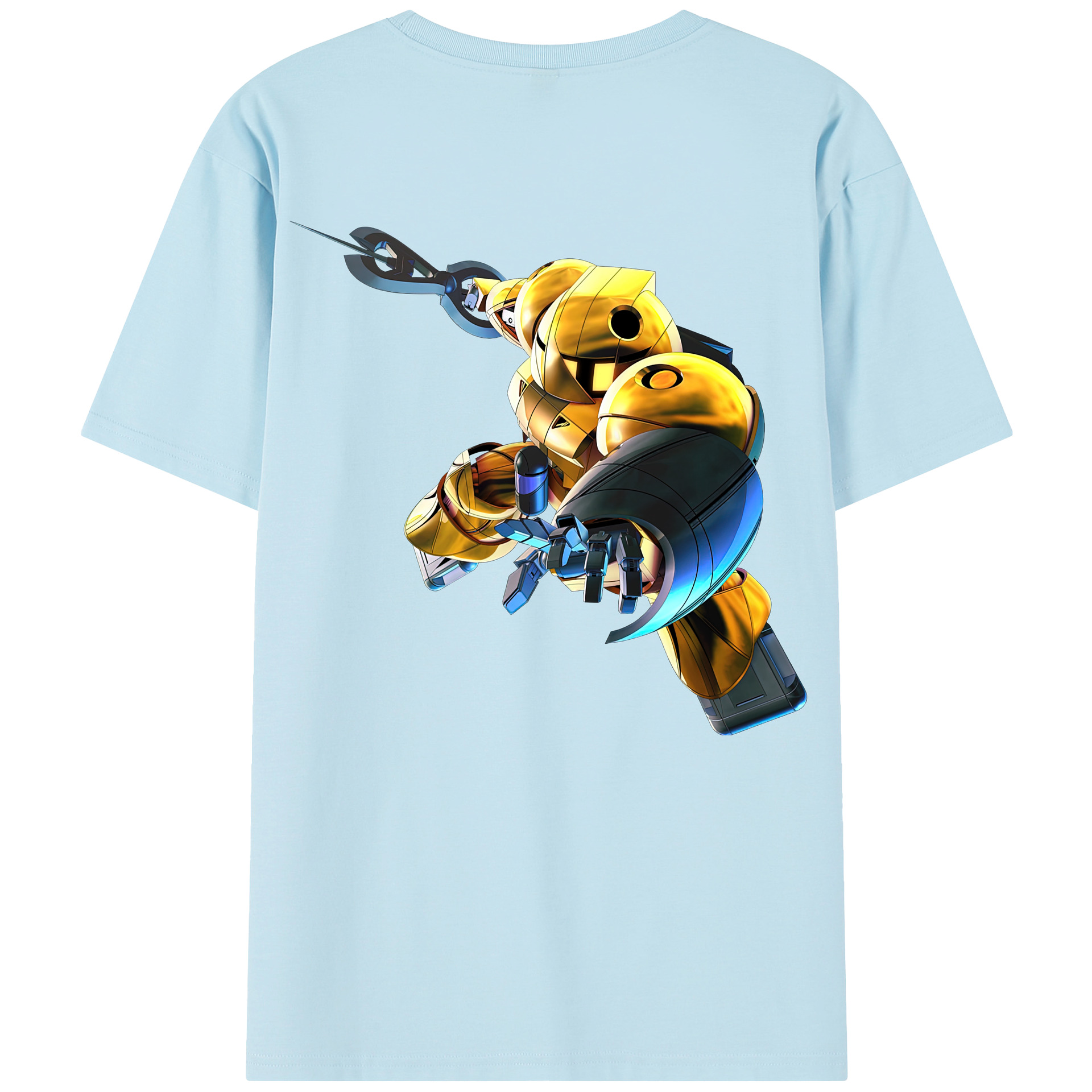 （画像用） 機動戦士ガンダム Mobile Suit Gundam 綿100％半袖Tシャツ（背面プリント）